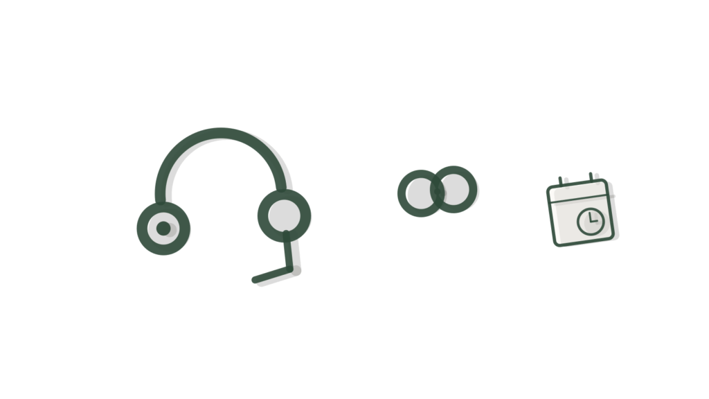 A curling receipt linked by a brass chain to a ruler, suggesting a payment traced back to its invoice.