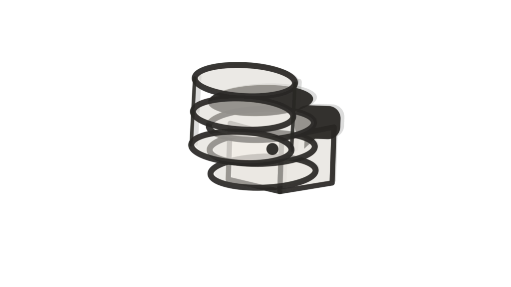 A brass stamp beside a clipped stack of blank forms and a key, showing paperwork rules found and followed.