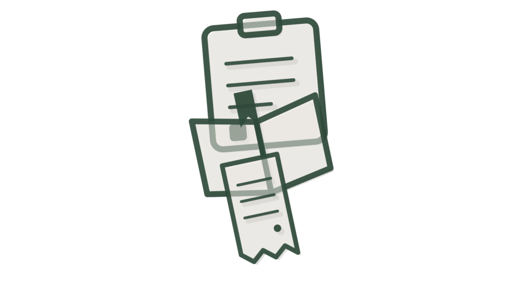An open blank notebook with a green pencil and small key, showing a new learner about to begin their first lesson.