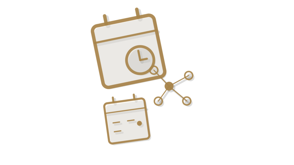 An open binder with a brass clip marking one page beside a row of reply cards, showing answers drawn from approved articles.