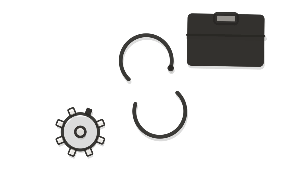A wooden pipe joint in two pieces beside a brass clamp, showing a failed Bitbucket pipeline diagnosed and ready to mend.