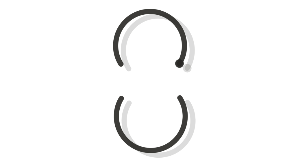 Brass chain links from a small gear to stacked envelopes, a slider in front, showing automated emails kept current.