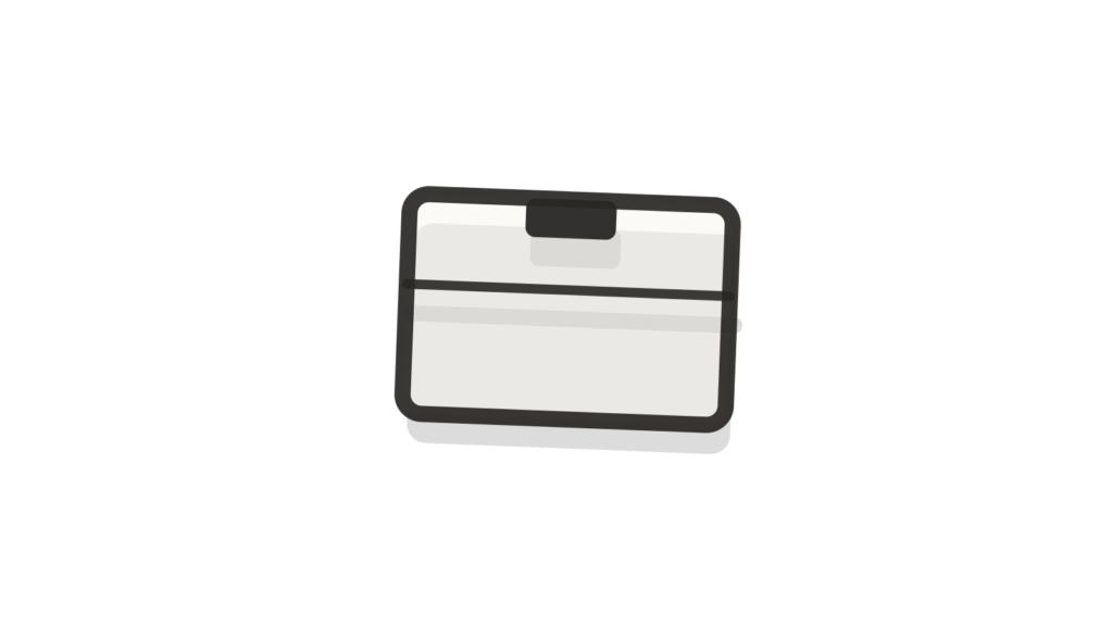 An open book with a tab marker beside a checklist and looping arrows, showing an unfinished enrollment followed up.