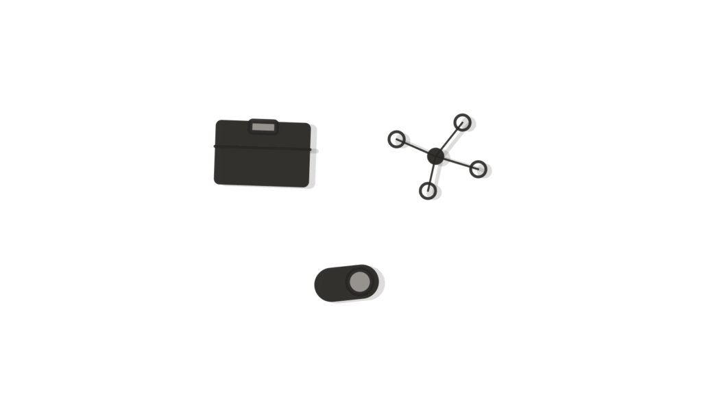 A brass tray of contact cards with a chain link and looping arrows, showing silent CRM leads linked back to their history.