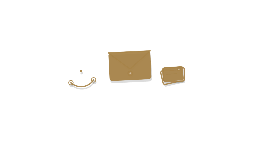 Stacked chat tiles and a paper arrow leading to a brass bell, showing a Teams request passed to the right team.