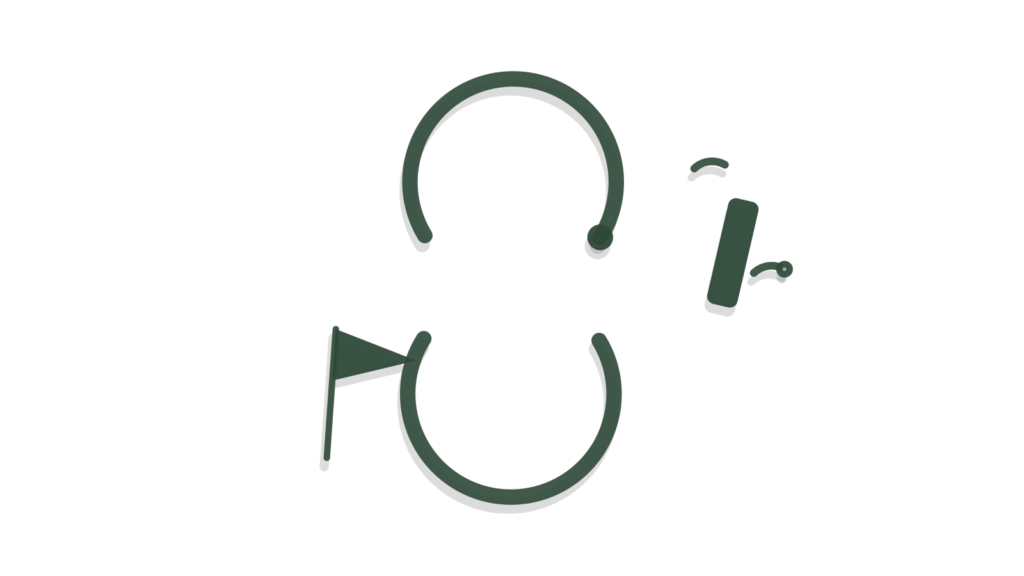 A wrench and brass caliper beside a small box and a green gear, showing an RFQ measured against specifications.