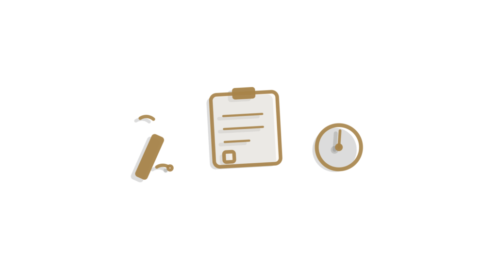 A brass car key with a leather tag beside a phone handset, showing an overnight lead called back and a test drive booked.