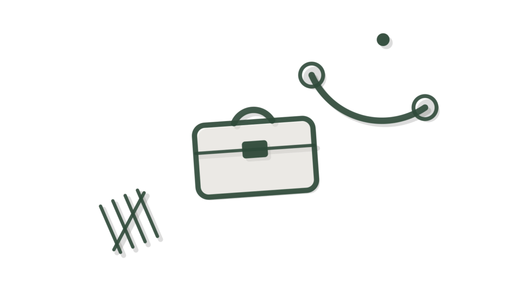 A corkboard of pinned cards with a sealed letter in front, showing board progress summarized into one approved client note.