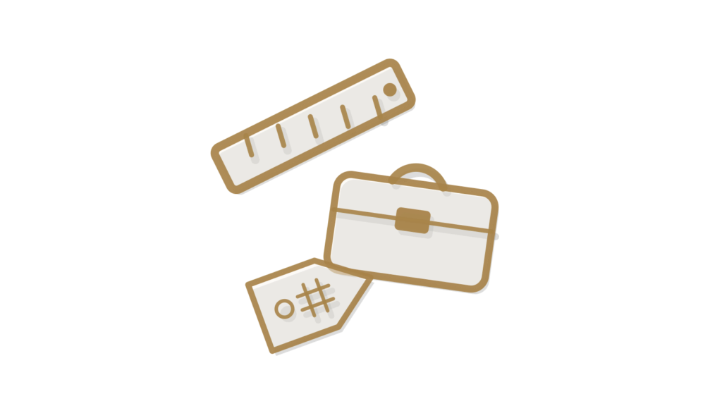 An open presentation folder with a brass clip beside a swatch fan, showing an agency pitch and SOW drafted for approval.