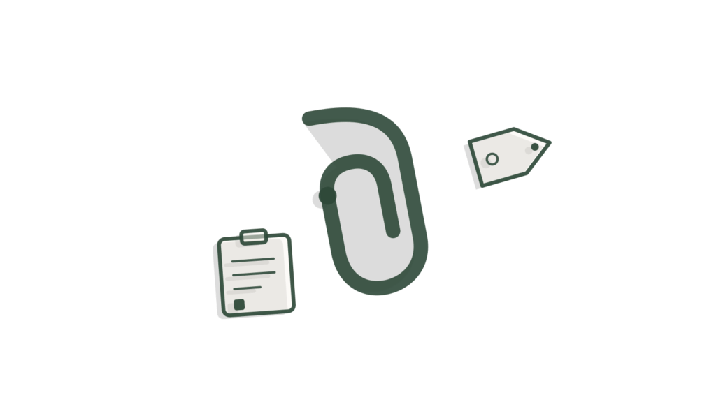 Three matching applications with shopping tags above a brass ruler, showing every store's applicants measured the same way.