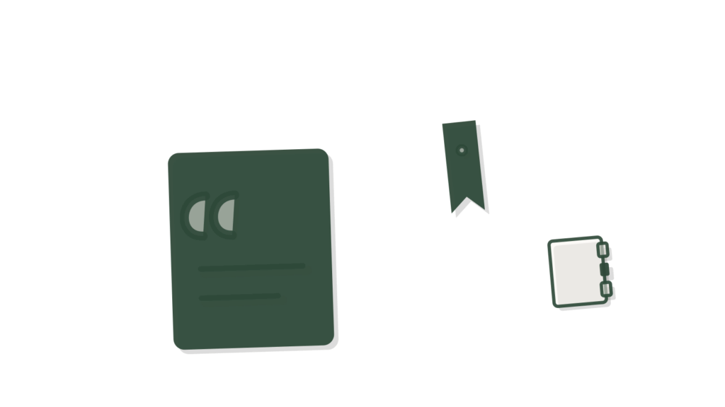 A tray of answer cards with one clipped card lifted out, showing a questionnaire answer drawn from an approved library.