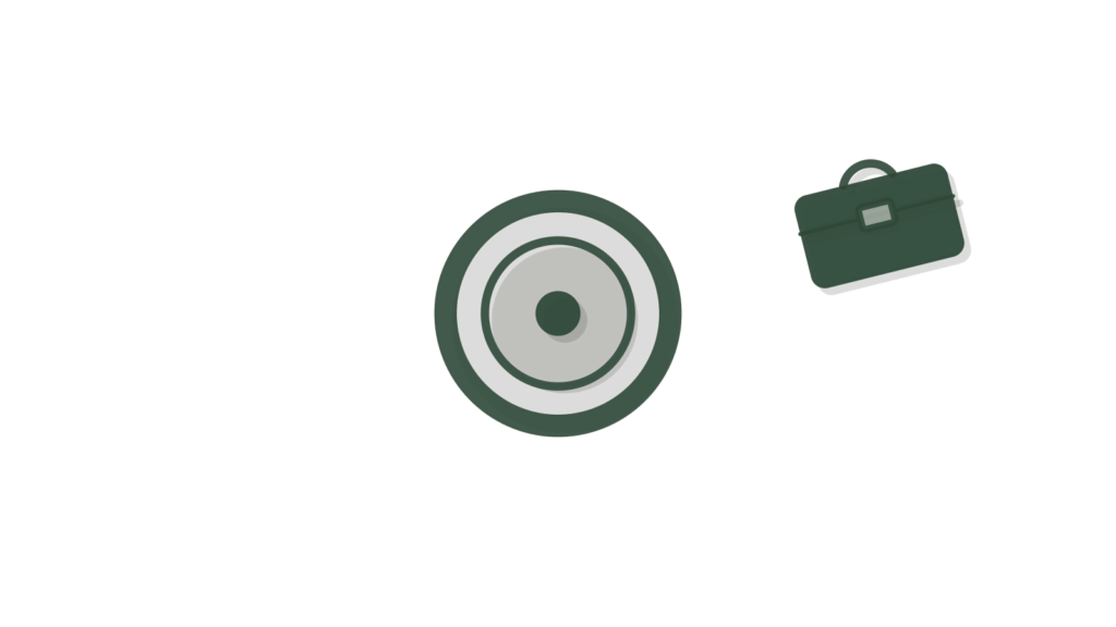 A cord linking stepping stones toward an open pocket watch, showing a long deal followed from call to call.