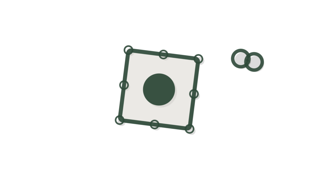 A green box file sliding into a gap on a shelf of cream files, showing a missing solution article filed in place.